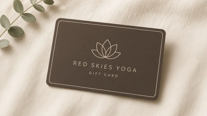 Red Skies Yoga gift card